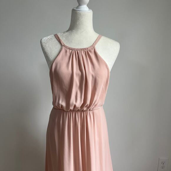 Show Me Your MuMu Amanda Maxi Dress Blush - Picture 6 of 10